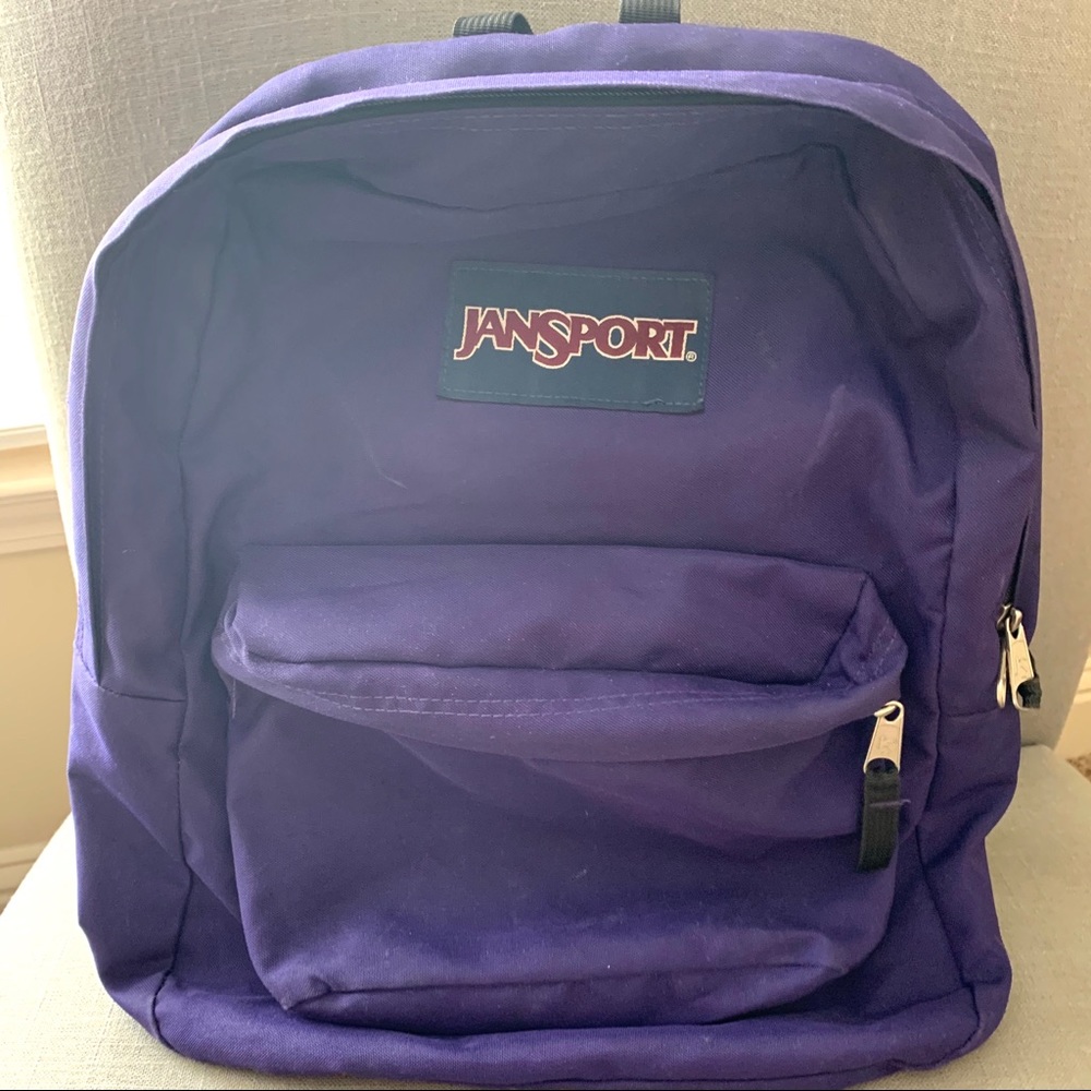 Purple Jansport Bookbag